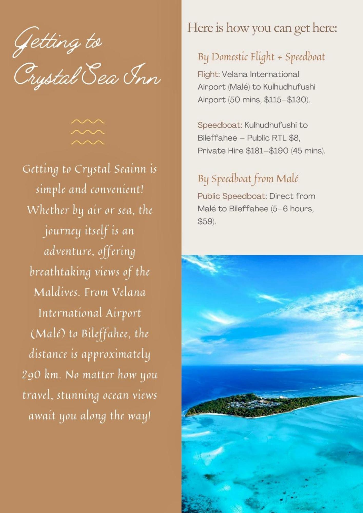 Crystal Sea Inn Bileffahi 外观 照片